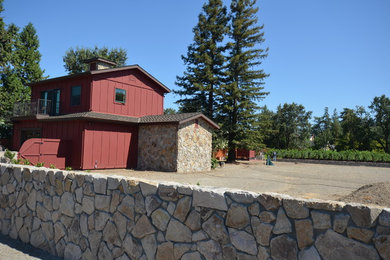 Inspiration for a timeless exterior home remodel in Sacramento