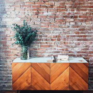 Pre-War Brick Wall White Wash