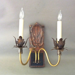French Terra Cotta Tile Sconce - Wall Sconces