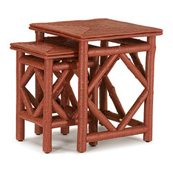 Rustic Nesting Tables #3424 by La Lune Collection - Side Tables And End Tables