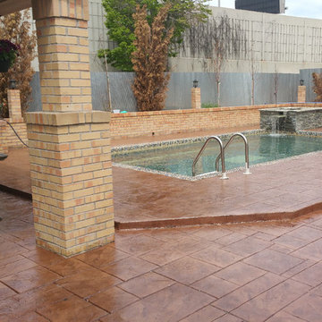 Residential Stamped Concrete Patios and Driveways