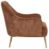 Sunpan Cameron Lounge Chair - Nono Rust