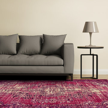 Feizy Boudreau Rug in Pink