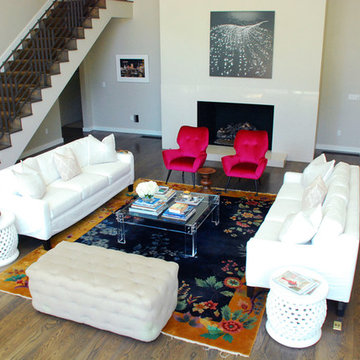 Open Spaces Entry, Dining, and Living Room