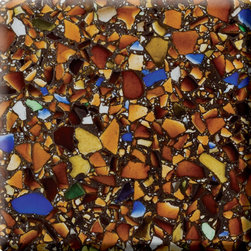 Charisma Blue with Patina - Vetrazzo - Kitchen Countertops
