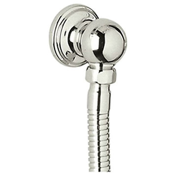 Rohl U.5546PN Perrin and Rowe Wall Supply Elbow, Polished Nickel