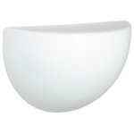 Besa Lighting - Besa Lighting 235507 Quatro 10 - One Light Outdoor Wall Sconce - Quatro is a quarter sphere sconce, equally at home indoors or out. Enclosed top conceals the light source. Our Opal glass is a soft white cased glass that can suit any classic or modern decor. Opal has a very tranquil glow that is pleasing in appearance. The smooth satin finish on the clear outer layer is a result of an extensive etching process. This blown glass is handcrafted by a skilled artisan, utilizing century-old techniques passed down from generation to generation.Quatro 10 One Light Outdoor Wall Sconce Opal Matte *UL: Suitable for wet locations*Energy Star Qualified: n/a  *ADA Certified: n/a  *Number of Lights: Lamp: 1-*Wattage:75w A19 Medium base bulb(s) *Bulb Included:No *Bulb Type:A19 Medium base *Finish Type:Opal Matte