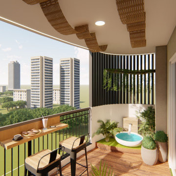 Mahagun Moderne Balcony