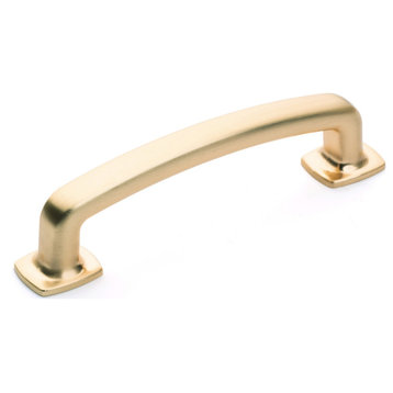 [10-PACK] Diversa Brushed Gold Trinity 3-3/4" (96mm) Cabinet Drawer Pull