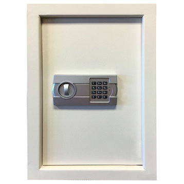 Wall Safe with Electronic Lock, Beige