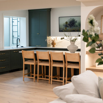 Luxury Basement Remodel with Custom Bar, Wine Display & Wellness Retreat