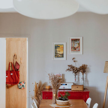 Salle à manger d'une échoppe Rochefortaise