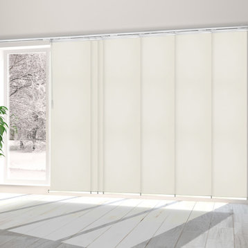 Scarlet 7-Panel Track Extendable Vertical Blinds 110-153"W