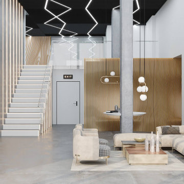 Manhattan, NY | A Building Lobby, Contemporary Minimalism