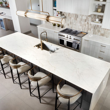 Montreal Della Terra® Quartz Kitchen Island