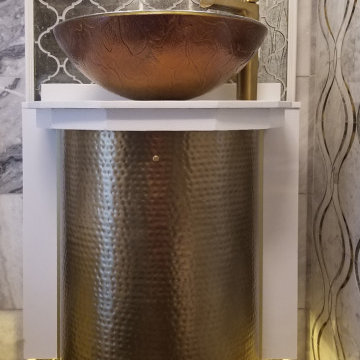 The Bronze Jewel | Custom Vanity Detail