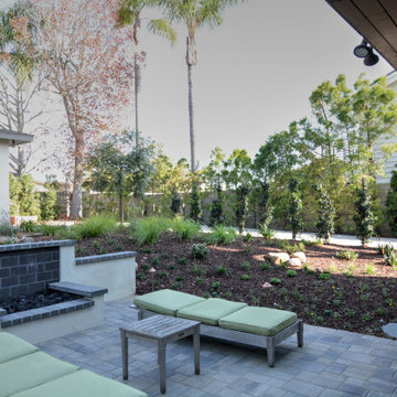 Zen in a backyard