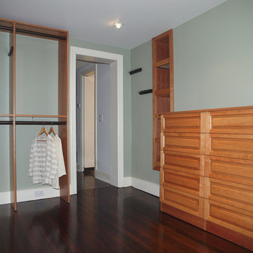 Master Walk In Closet in Cherry Wood Veneer