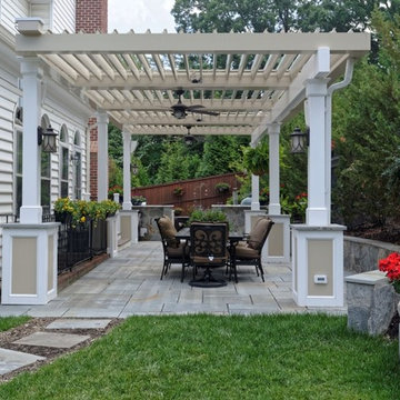 Annandale Freestanding Equinox Adjustable Roof over Patio (Roof Open)