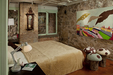 Bedroom - eclectic bedroom idea in Salt Lake City