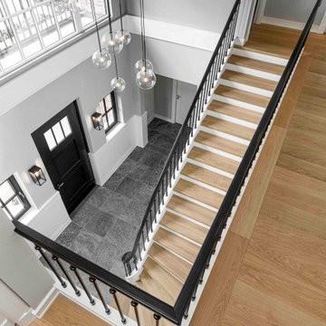Villa Kleinmachnow, Klassische Betontreppe