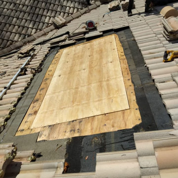 Tile Roof repair due to Solar Pool Heater
