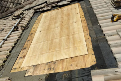 Tile Roof repair due to Solar Pool Heater