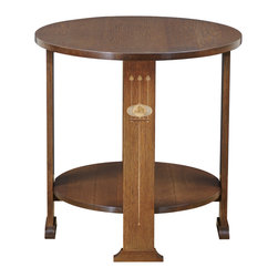Stickley Harvey Ellis Round Lamp Table 89/91-470 - Side Tables And End Tables