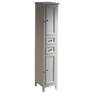 Fresca Torino Tall Bathroom Linen Side Cabinet Contemporary Bathroom Cabinets By First Look Bath Houzz