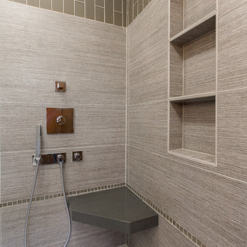 Bringing the Beauty of Wood to a Contemporary Bath