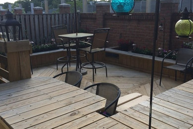 Mid-sized backyard patio photo in DC Metro with no cover