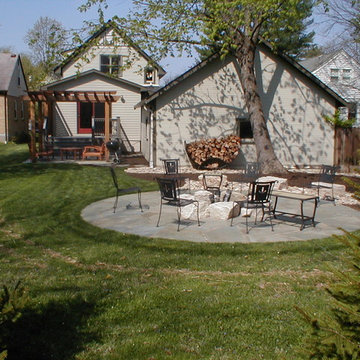 Bluestone Patio with Fire Element
