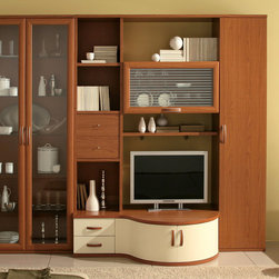 Contemporary Wall Unit JA-1009 | Made in Italy - $2,799.00 - Entertainment Centers And Tv Stands