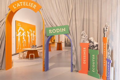 Mobilier d'Exposition au Musée Rodin