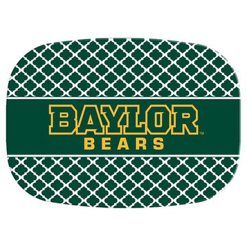 GB3117-Gold Baylor Bears on Chelsea  Glass Cutting Board