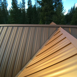 Copper Metallic Standing Seam - Roofing And Gutters