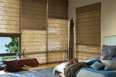 Inspiration for a contemporary bedroom remodel in Santa Barbara