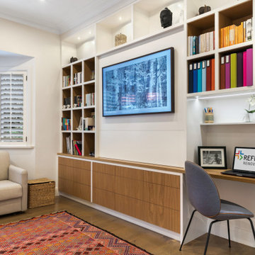 light and bright home office and media room in Remuera