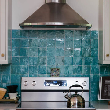 Opening a 1956 Kitchen with Wood Stove, Custom Hood, & Mid-century character