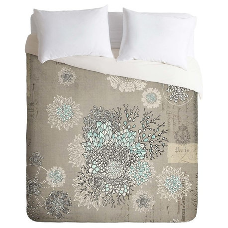 Deny Designs Iveta Abolina French Blue Duvet Cover - Lightweight