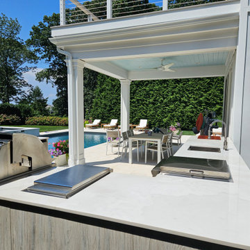Outdoor Kitchen Designed With The Chef In Mind All Summer Long In The Hamptons