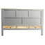 Chateau Storm Grey Bed, 137 Cm