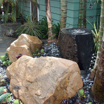 Tropical Inspired Succulent Garden