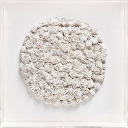 ROSEWOOD WALL SCULPTURE - WHITE - Wall Sculptures