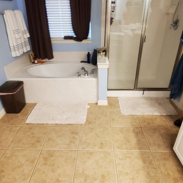 White - Full Bathroom Remodel