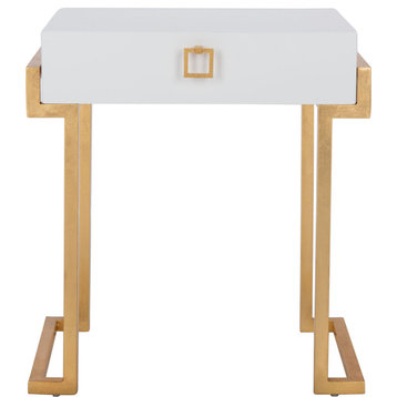 Abele Side Table - White