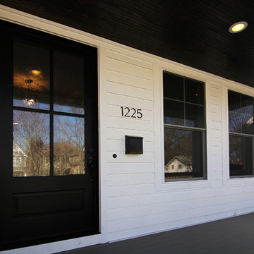 Black & White Farmhouse - New Construction
