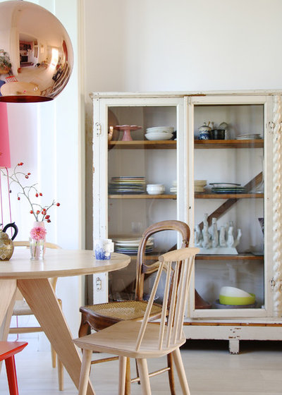 Eclectic Dining Room by Holly Marder