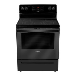 Bosch 300 Series 30" Electric Freestanding Range, Black | HES3063U - Gas Ranges And Electric Ranges