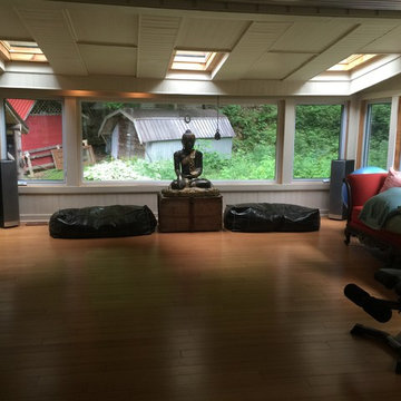 home yoga studios, meditation spaces, yoga spot, sanctuary